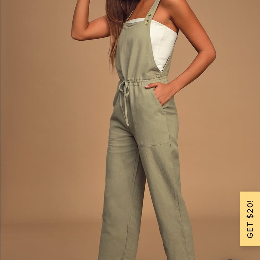 Lulus green jumpsuit